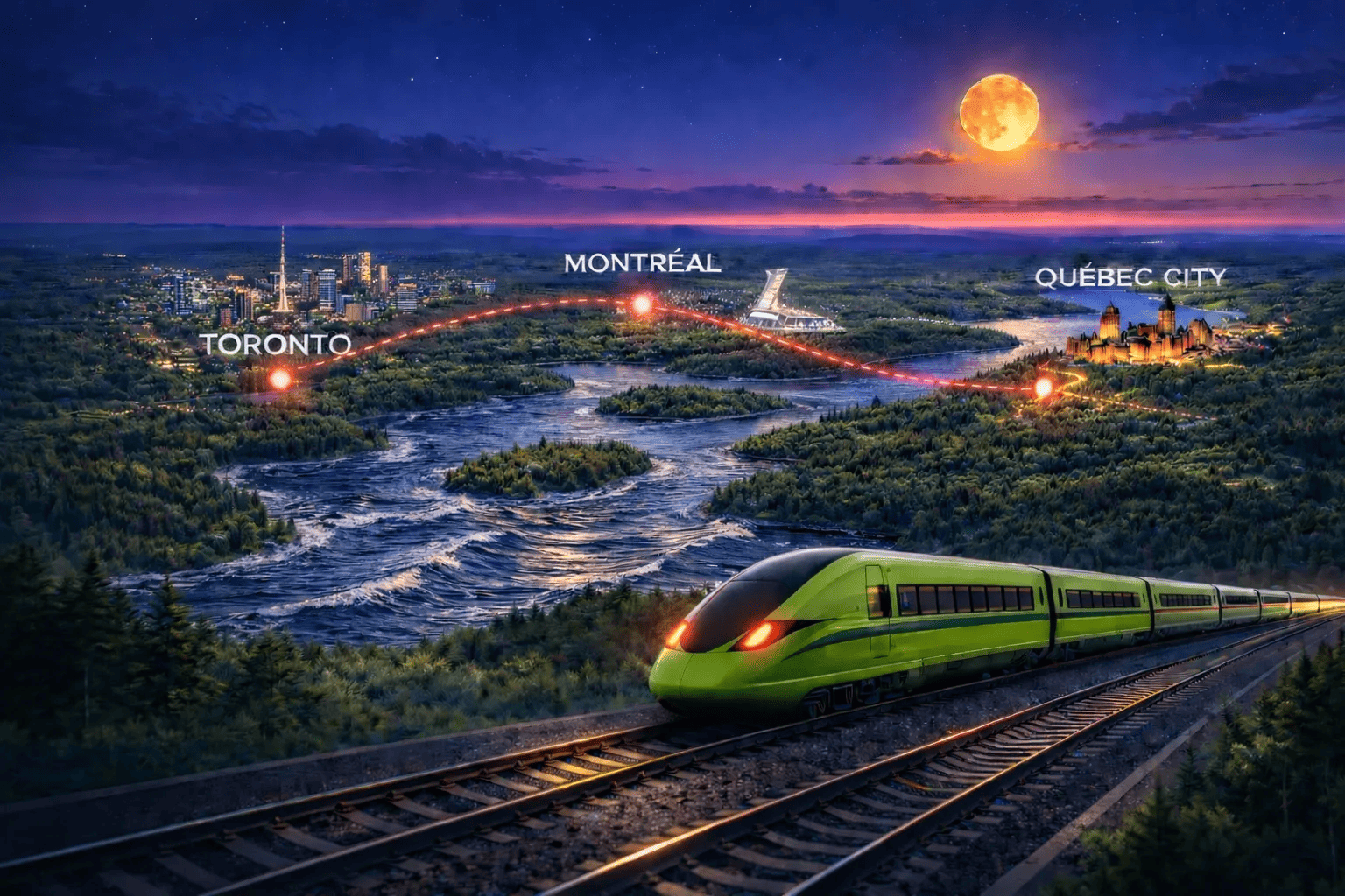 TGV Québec-Toronto — Modulimo